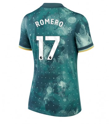 Tottenham Hotspur Cristian Romero #17 Tercera Equipación Mujer 2024-25 Manga Corta